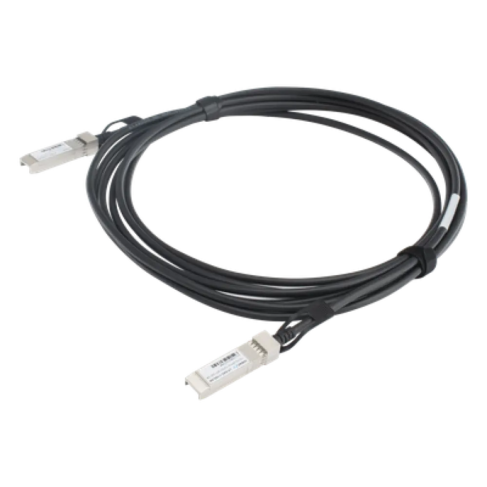 Cable DAC Twinax Pasivo / SFP y SFP+ / 1 y 10 Gbps Simétricos / Longitud 5 m (16.4 ft) / Bajo Consumo Energético