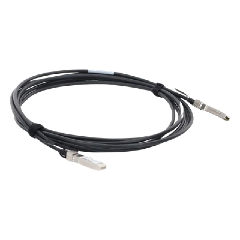 Cable DAC Twinax Pasivo / SFP y SFP+ / 1 y 10 Gbps Simétricos / Longitud 5 m (16.4 ft) / Bajo Consumo Energético