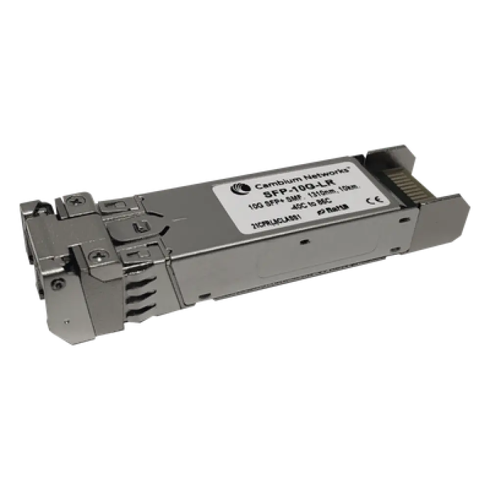 Transceptor SFP+ / 10 Gbps / Monomodo LC / 10 km (32,808 ft) / 1310 nm / Industrial -40 a 85°C