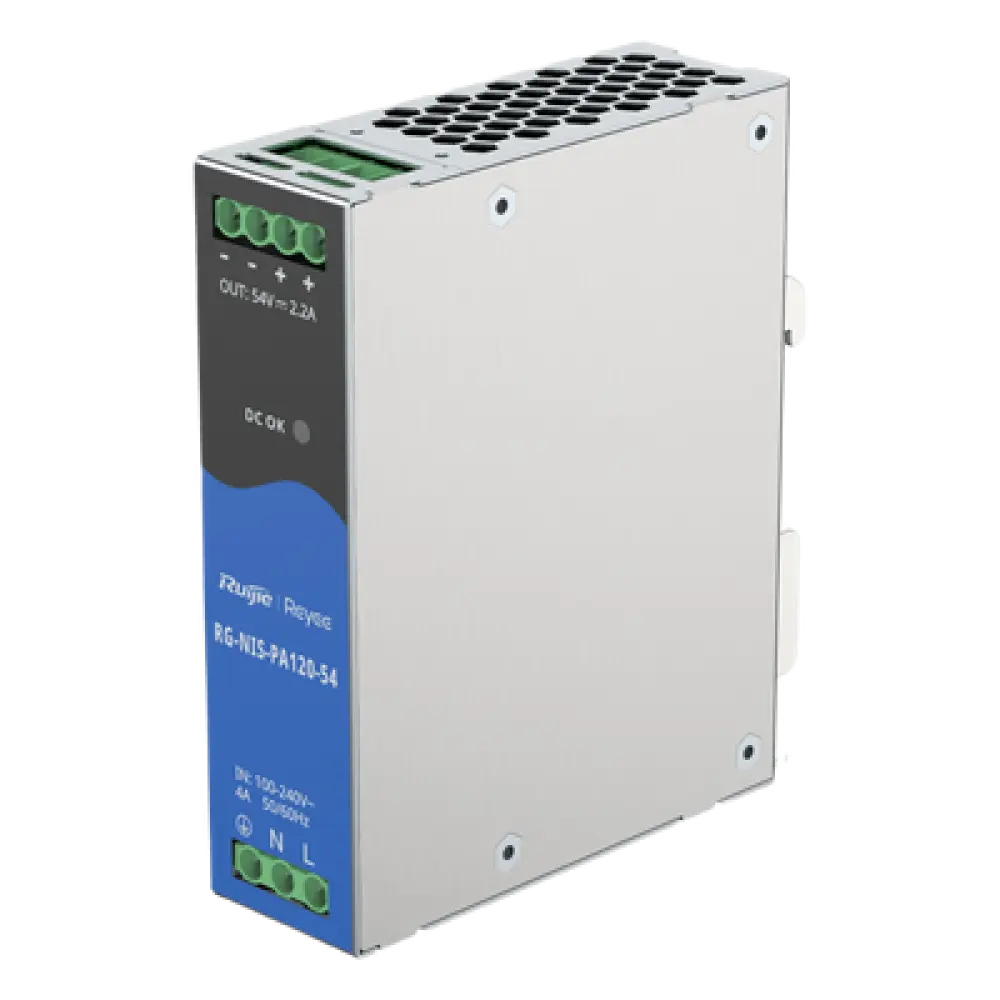 Fuente de Alimentación AC/DC / 120W / DIN-Rail / Entrada Universal / Protección Integrada