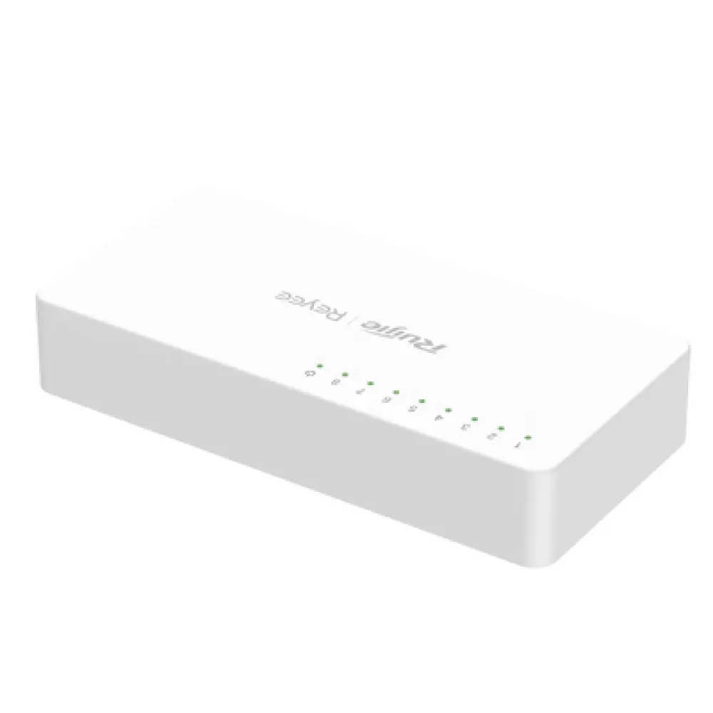 Switch No Administrable / 8 Puertos 10/100 Mbps / Plug & Play / Cloud Visible / Montaje Escritorio o Rack / 2.3 W