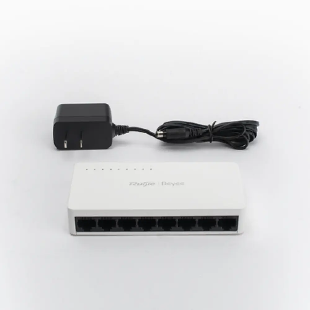 Switch No Administrable / 8 Puertos 10/100 Mbps / Plug & Play / Cloud Visible / Montaje Escritorio o Rack / 2.3 W