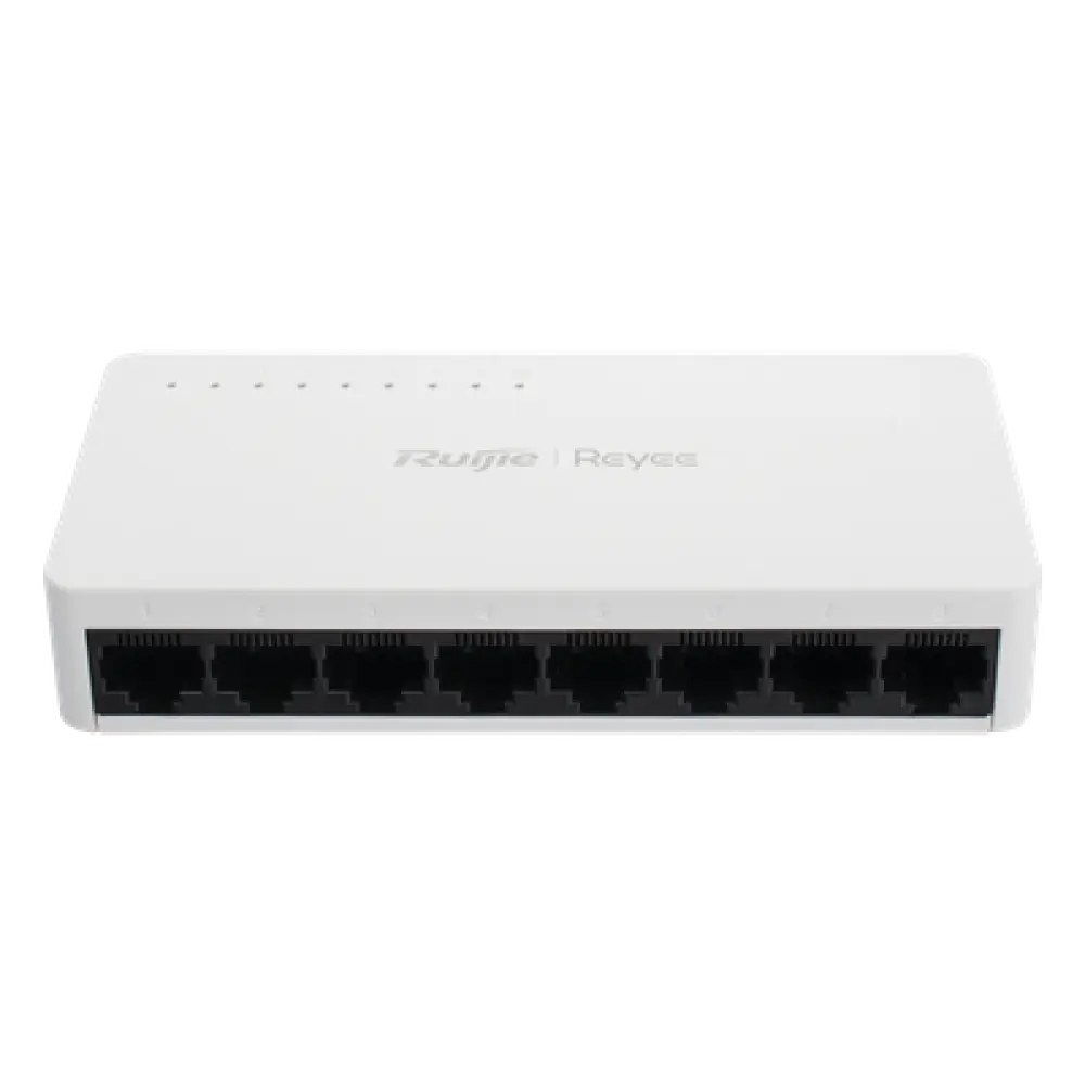 Switch No Administrable / 8 Puertos 10/100 Mbps / Plug & Play / Cloud Visible / Montaje Escritorio o Rack / 2.3 W