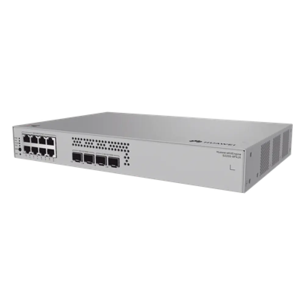 Switch Administrable Capa 2 / 8 Puertos PoE+ Gigabit / 2 SFP 1G + 2 SFP+ 10G / PoE Perpetuo / 128 W / 66 Gbps / 49 Mpps / Sin Ventilador / 3.43 kg / 1.52 ft x 1.05 ft x 0.69 ft