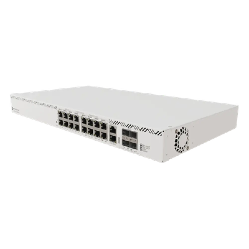 Cloud Router Switch / 16 Puertos / 8 PoE+ y 8 PoE++ / Fuentes Redundantes Hot-Swap / Rackmount