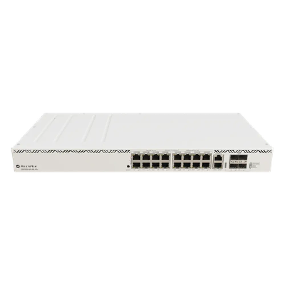 Cloud Router Switch / 16 Puertos / 8 PoE+ y 8 PoE++ / Fuentes Redundantes Hot-Swap / Rackmount