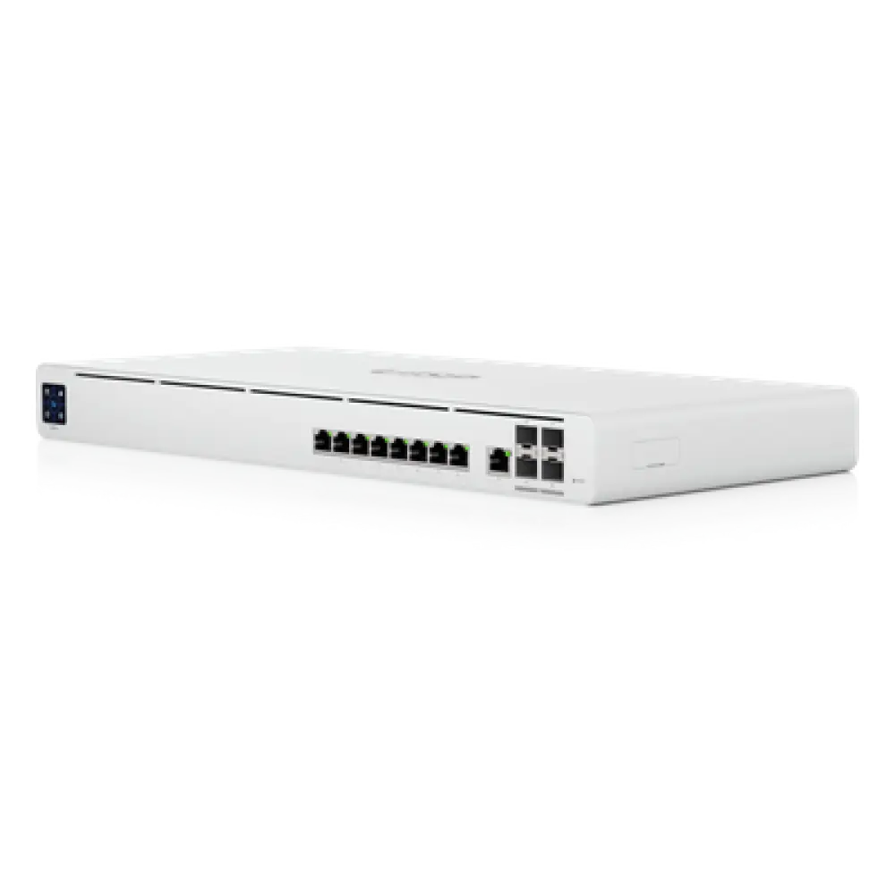 Router para ISP / 9 Puertos GbE RJ45 / 4 Puertos 10G SFP+ / Switch Capa 2 / NAT 9.5 Gbps / Pantalla Táctil 1.3" / Montaje en Rack