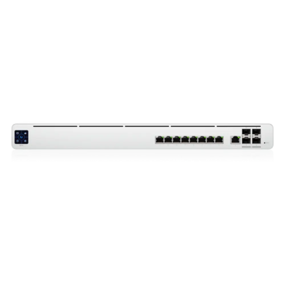 Router para ISP / 9 Puertos GbE RJ45 / 4 Puertos 10G SFP+ / Switch Capa 2 / NAT 9.5 Gbps / Pantalla Táctil 1.3" / Montaje en Rack