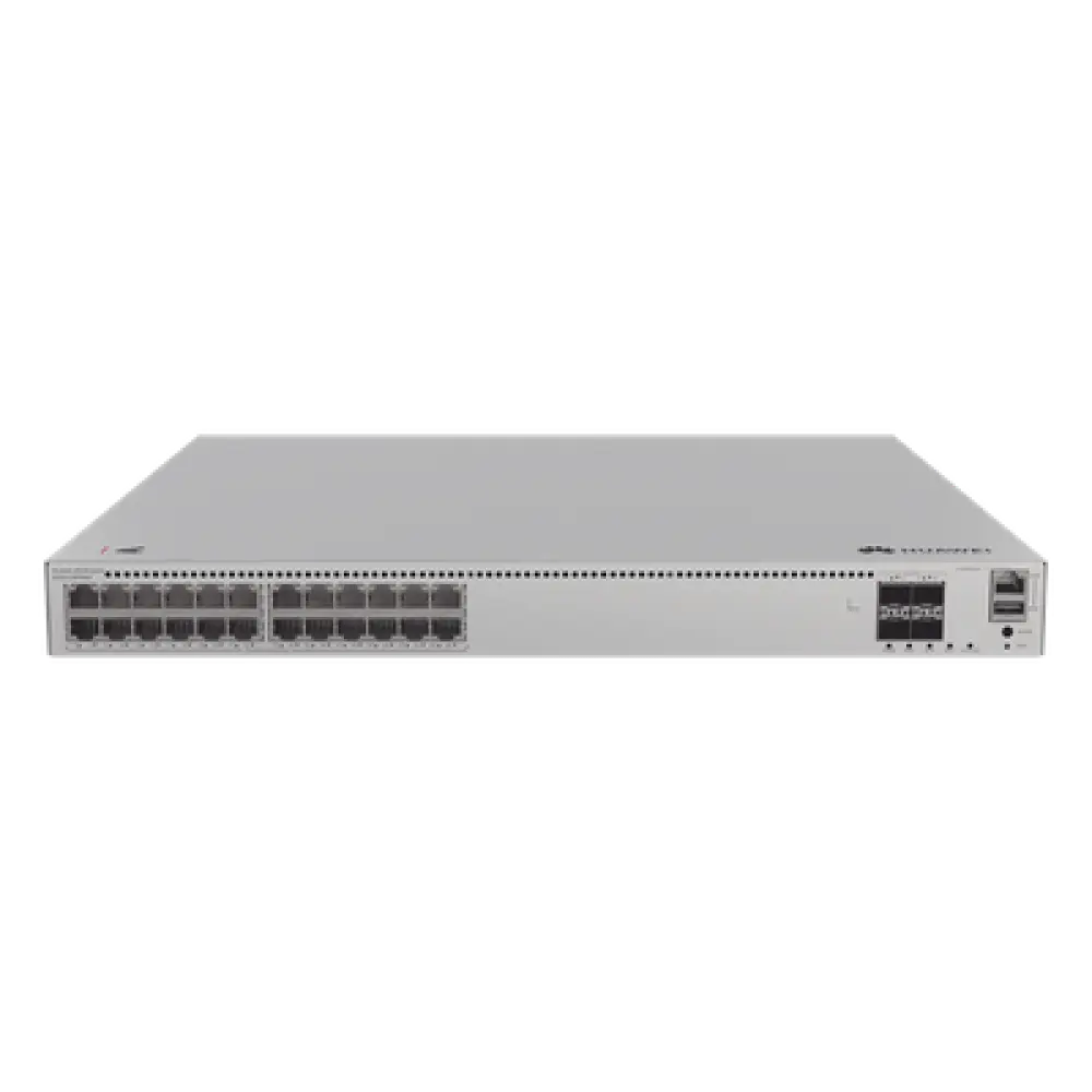 Switch Administrable Capa 3 / 24 Puertos PoE 1000/2.5Gbps / 4 Puertos 10GE SFP+ / 200 Gbps / PoE Perpetuo 400W / iStack / ERPS