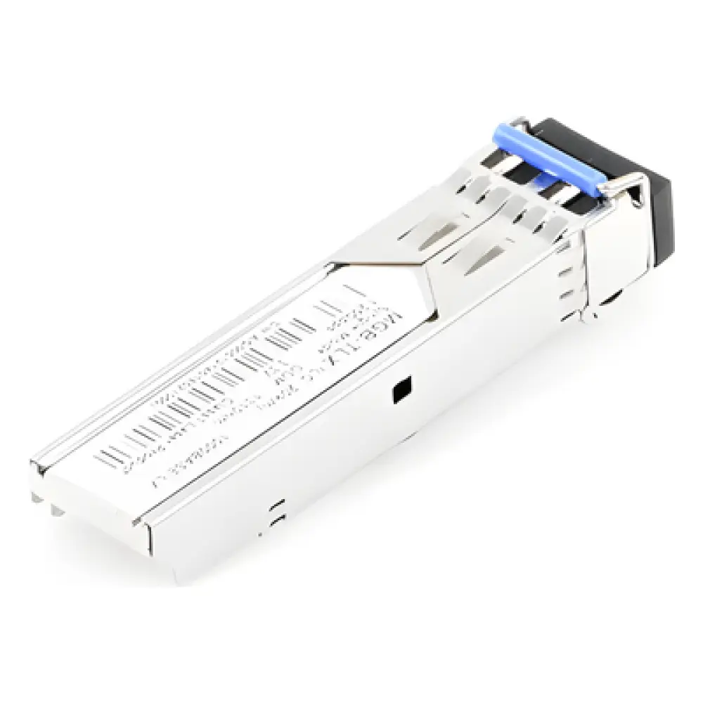 Transceptor SFP Industrial / 1000BASE-LX / Monomodo LC / Alcance 20 km (12.4 mi) / Rango -40 a 75°C / Hot-Pluggable