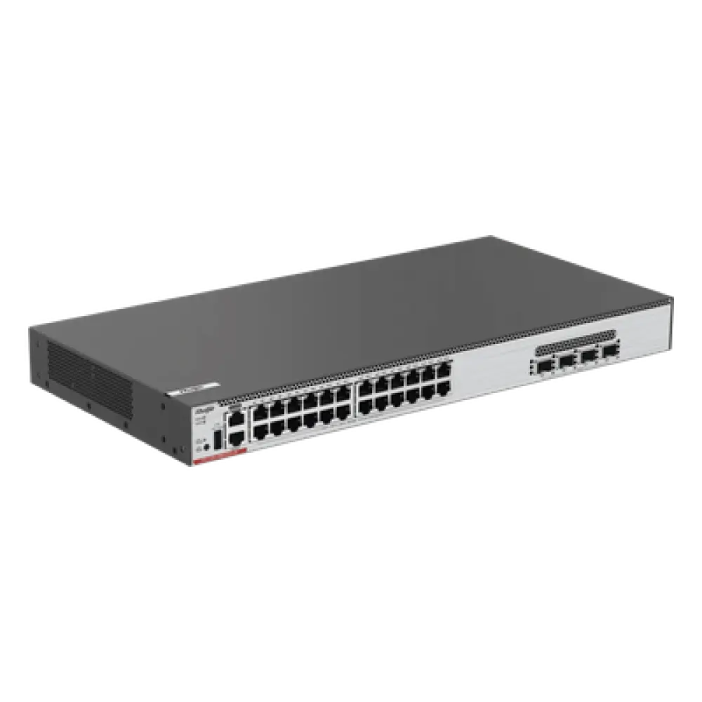 Switch Core PoE / 24 puertos Multi-Gigabit 5Gb/2.5Gb/1Gb/100M / 4x SFP28 25Gb / 802.3bt 370W / Capa 3