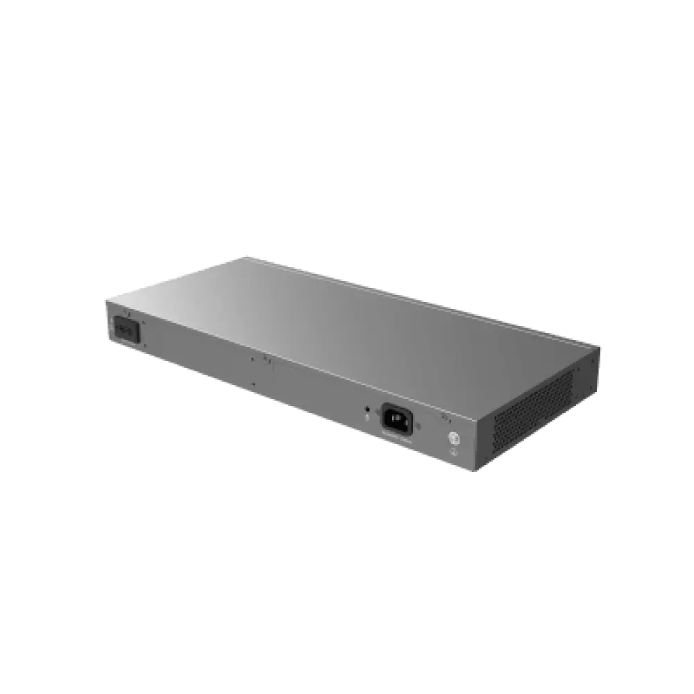 Switch de Agregación Capa 3 / 120 Gbps Throughput / 4 Puertos 10G SFP+ / Stacking 4 Unidades / Enrutamiento OSPF-BGP / 4k VLANs