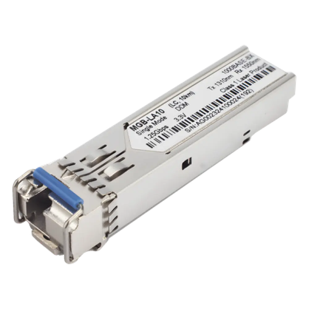 Transceptor WDM Mini-GBIC SFP 1G / LC / Fibra Monomodo / 10 km / TX 1310nm RX 1550nm