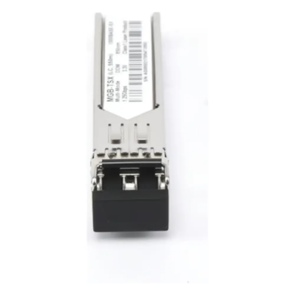 Transceptor SFP Industrial / 1000Base-SX / Fibra Multimodo LC / Alcance 550 m (1804.5 ft) / Rango -40 a 75 °C / Hot-Pluggable