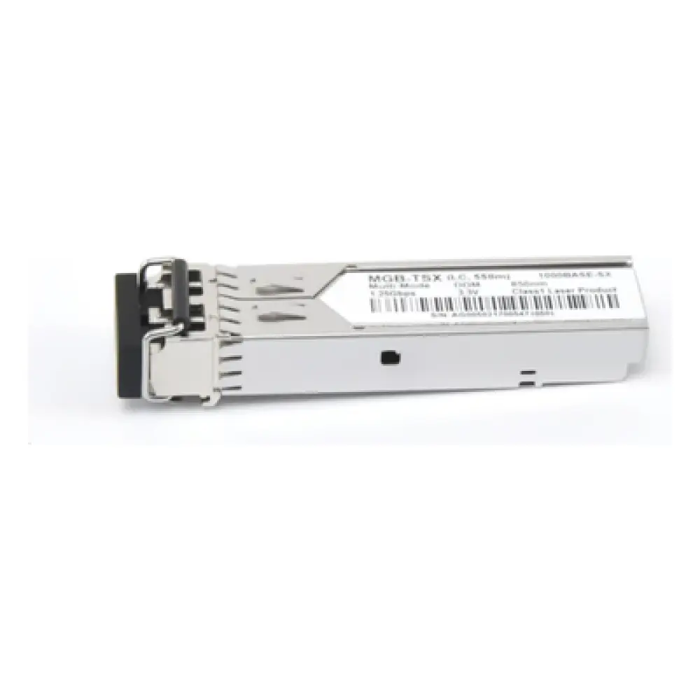 Transceptor SFP Industrial / 1000Base-SX / Fibra Multimodo LC / Alcance 550 m (1804.5 ft) / Rango -40 a 75 °C / Hot-Pluggable