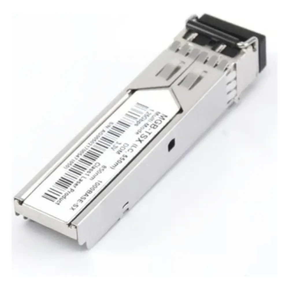 Transceptor SFP Industrial / 1000Base-SX / Fibra Multimodo LC / Alcance 550 m (1804.5 ft) / Rango -40 a 75 °C / Hot-Pluggable