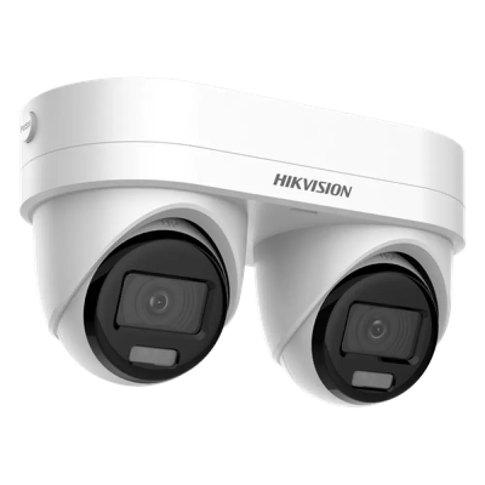 Cámara IP Dual Lente / 4 Megapixel por Sensor / WDR 120 dB / IR 10 m (32.8 ft) / IP67 / IK10 / PoE / Audio Bidireccional