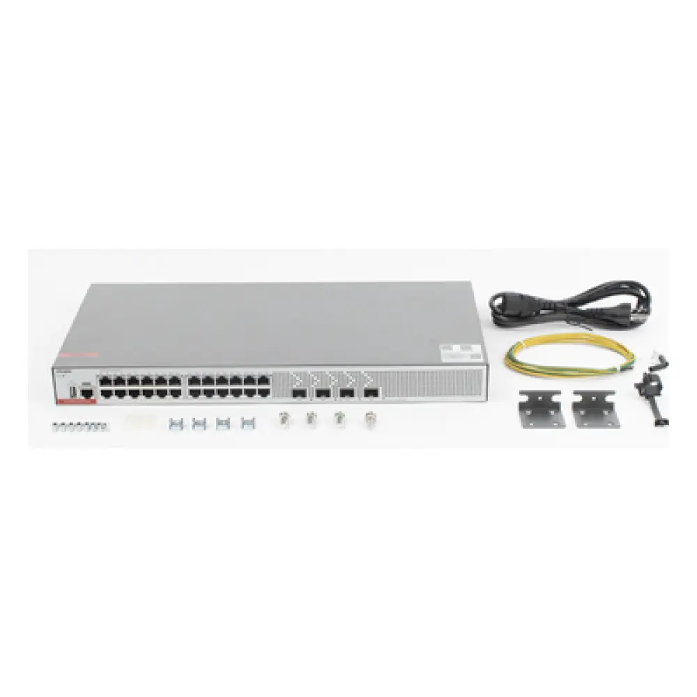 Switch Capa 3 / 24 Puertos Gigabit / 4 SFP+ 10Gb / Doble Chip Alta Disponibilidad / Redes Empresariales y Campus