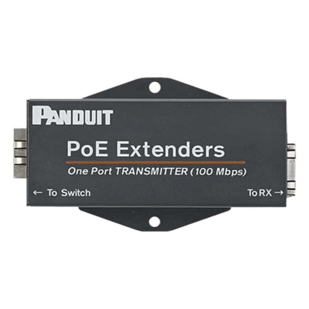 Extensor PoE/PoE+ / 610 m (2000 ft) / 10/100 Mbps / Cat5e/Cat6 / -40°C a 70°C / RJ45