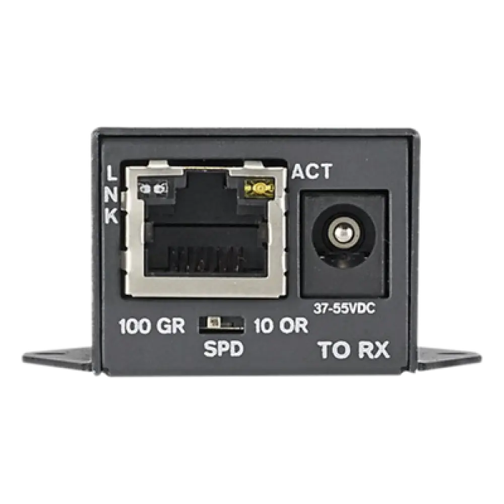 Extensor PoE/PoE+ / 610 m (2000 ft) / 10/100 Mbps / Cat5e/Cat6 / -40°C a 70°C / RJ45