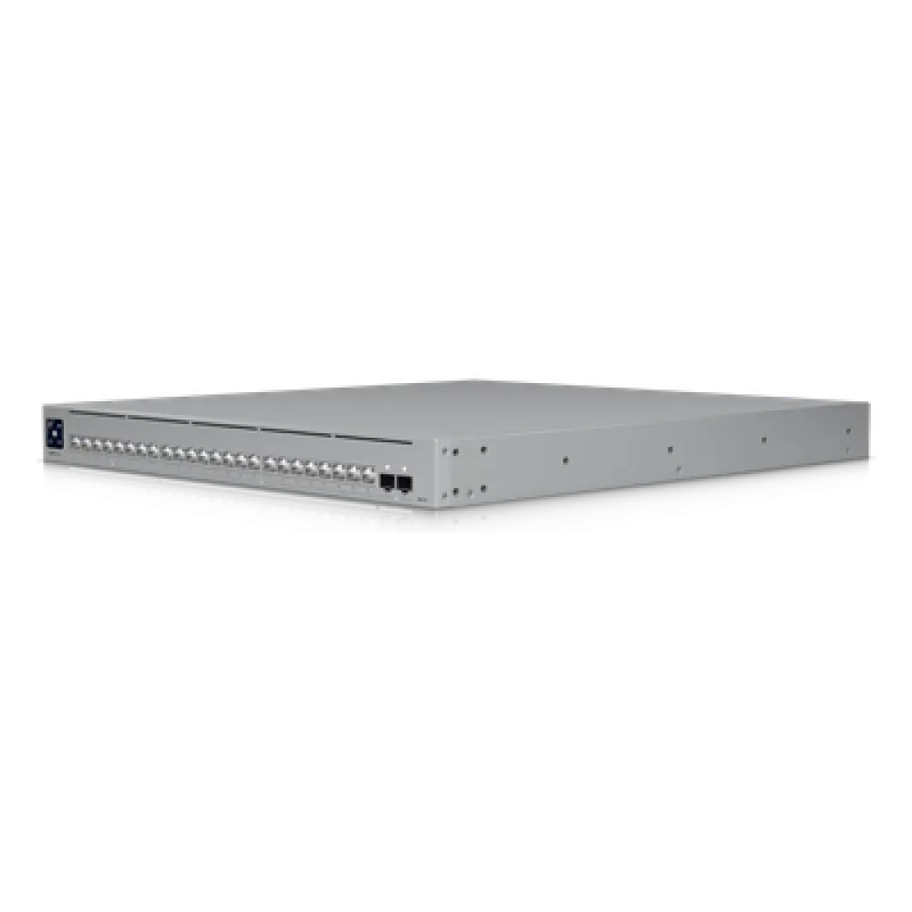 Switch Administrable Capa 3 / 24 Puertos RJ45 (16 × 10 GbE, 8 × 2.5 GbE) / 2 Puertos SFP28 25 G / Etherlighting™ / RPS / 460 Gbps
