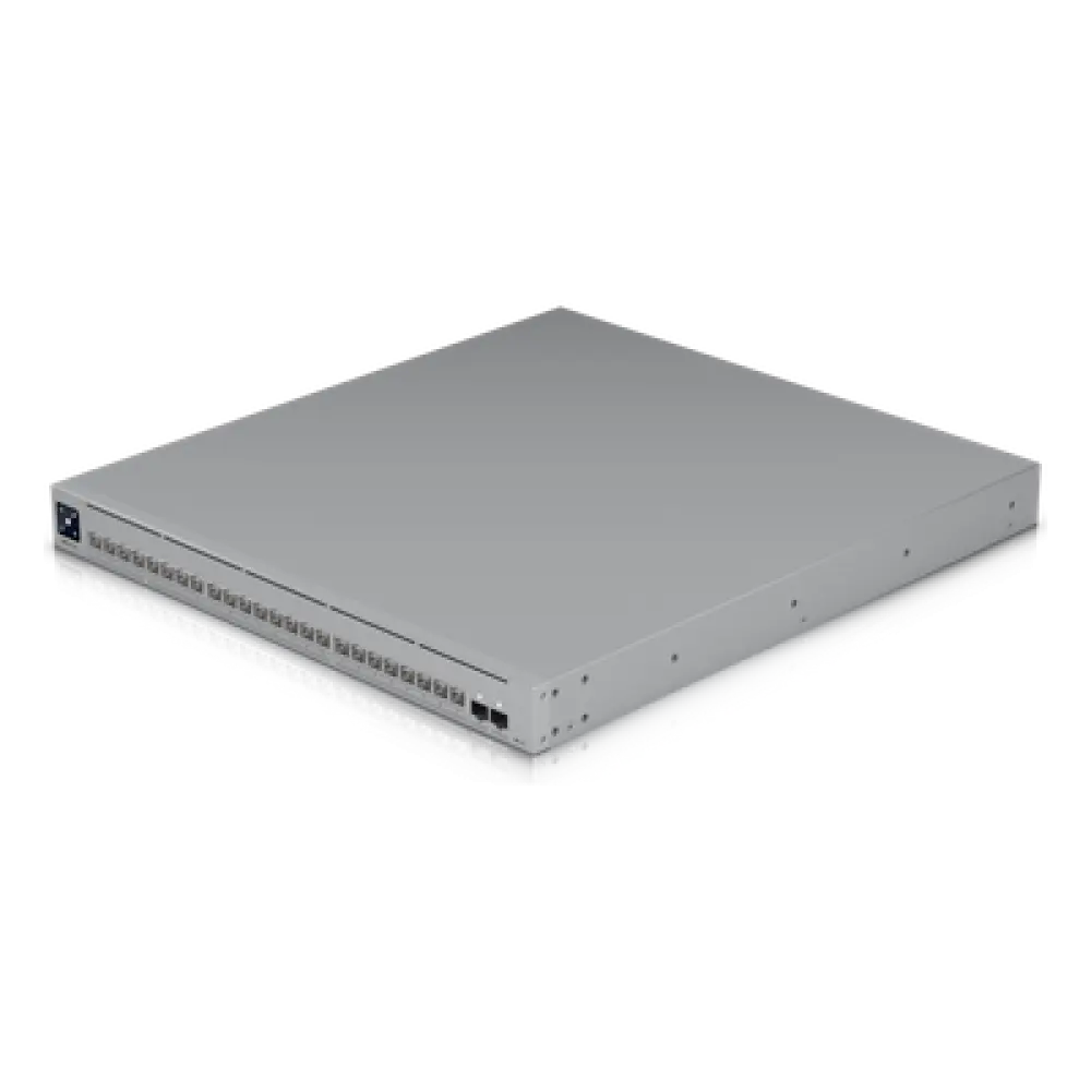 Switch Administrable Capa 3 / 24 Puertos RJ45 (16 × 10 GbE, 8 × 2.5 GbE) / 2 Puertos SFP28 25 G / Etherlighting™ / RPS / 460 Gbps