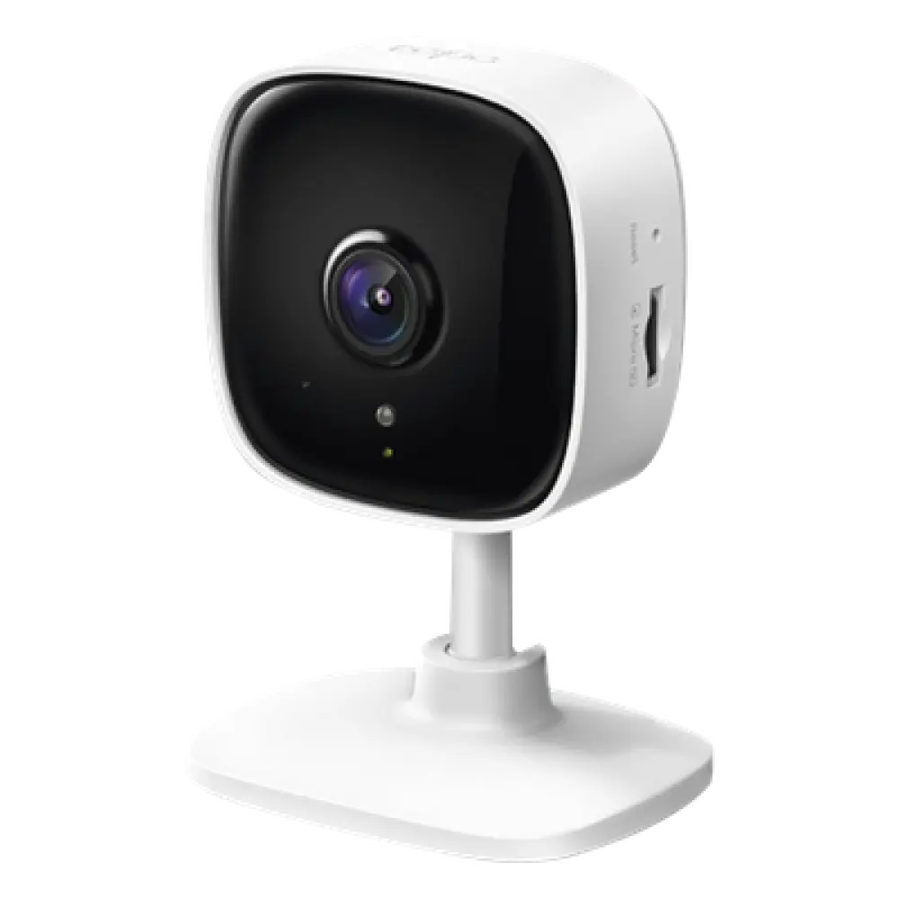 Cámara IP Wi-Fi / 1080p Full HD / Visión Nocturna IR 9 m (29.5 ft) / Ángulo de Visión 105° / Audio Bidireccional / MicroSD 128 GB