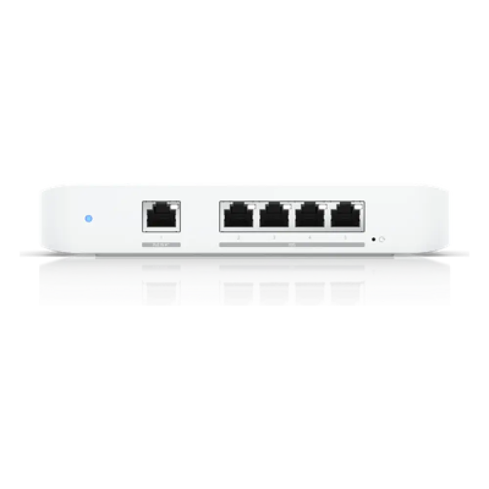 Switch Capa 2 / 4 Puertos 10GbE / Alimentación PoE+ o USB-C / Compacto / 82 Gbps de Rendimiento