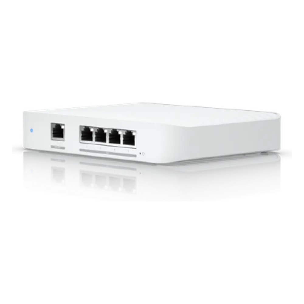 Switch Capa 2 / 4 Puertos 10GbE / Alimentación PoE+ o USB-C / Compacto / 82 Gbps de Rendimiento