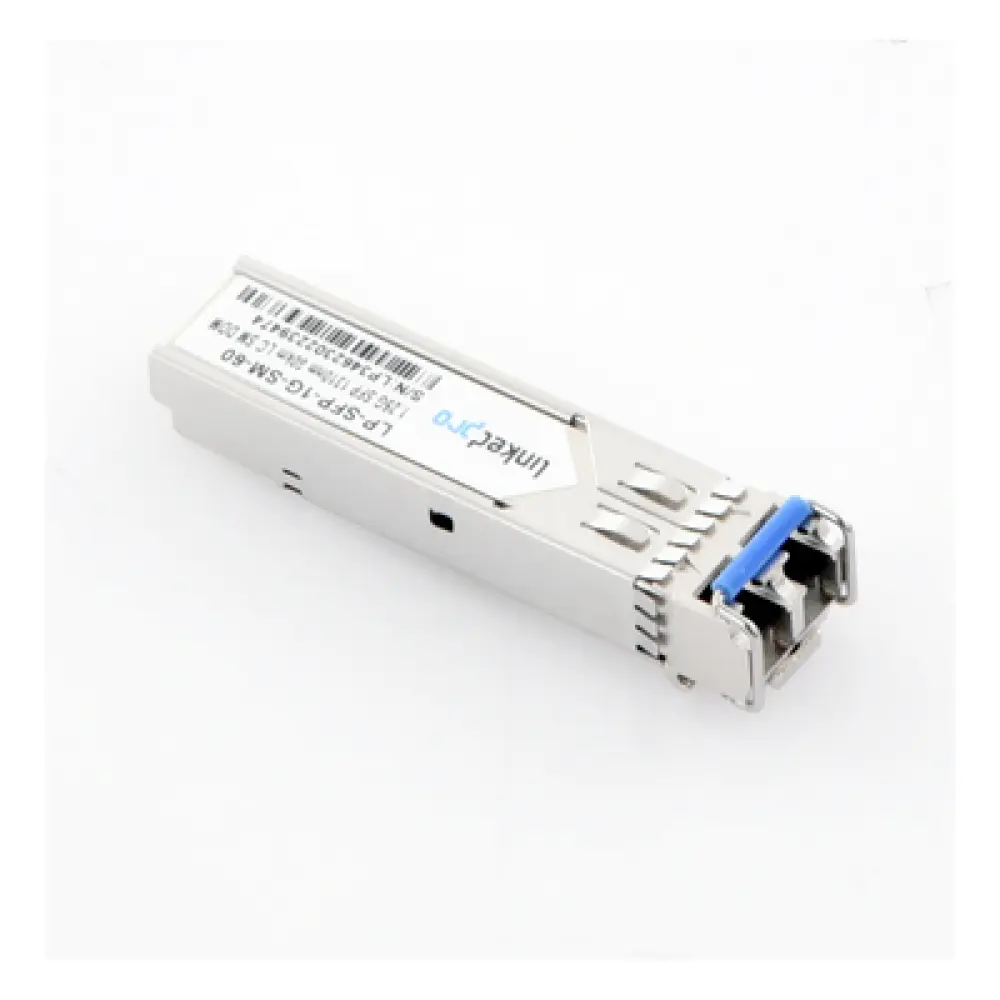 Transceptor SFP / Monomodo 1310 nm / 1.25 Gbps / 1000BASE-EX / LC/UPC Dúplex / DDM / 60 km (196.9 ft)