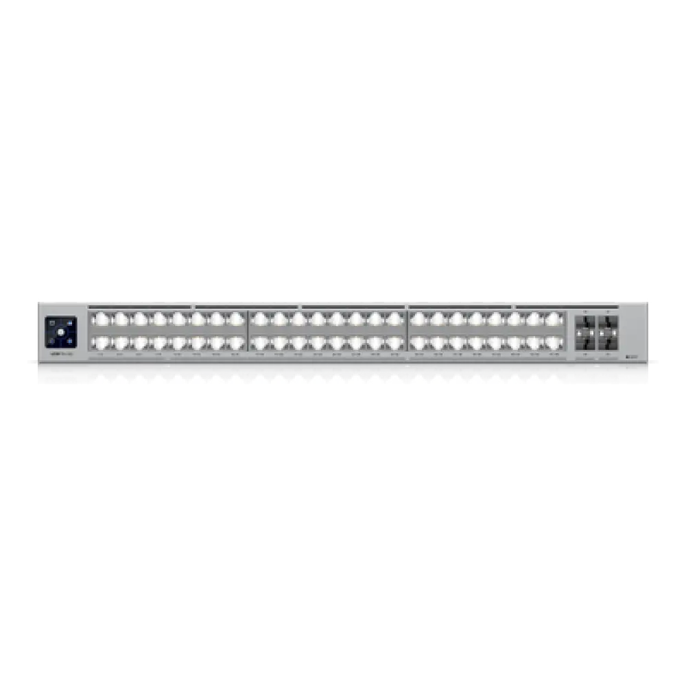 Switch Administrable / 48 Puertos / 32 × 10 GbE + 16 × 2.5 GbE / 4 × SFP28 25G / Capa 3 / 920 Gbps / Etherlighting™ / 1U Rack