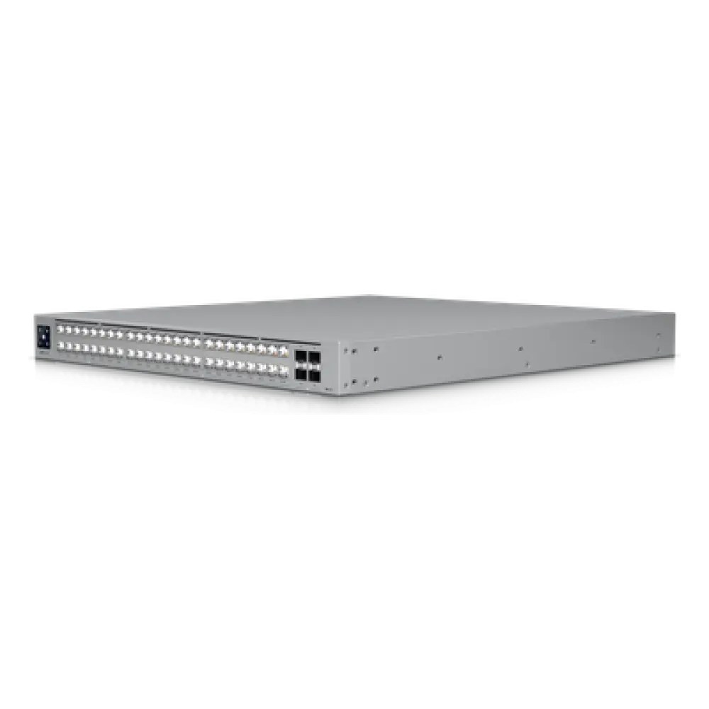 Switch Administrable / 48 Puertos / 32 × 10 GbE + 16 × 2.5 GbE / 4 × SFP28 25G / Capa 3 / 920 Gbps / Etherlighting™ / 1U Rack