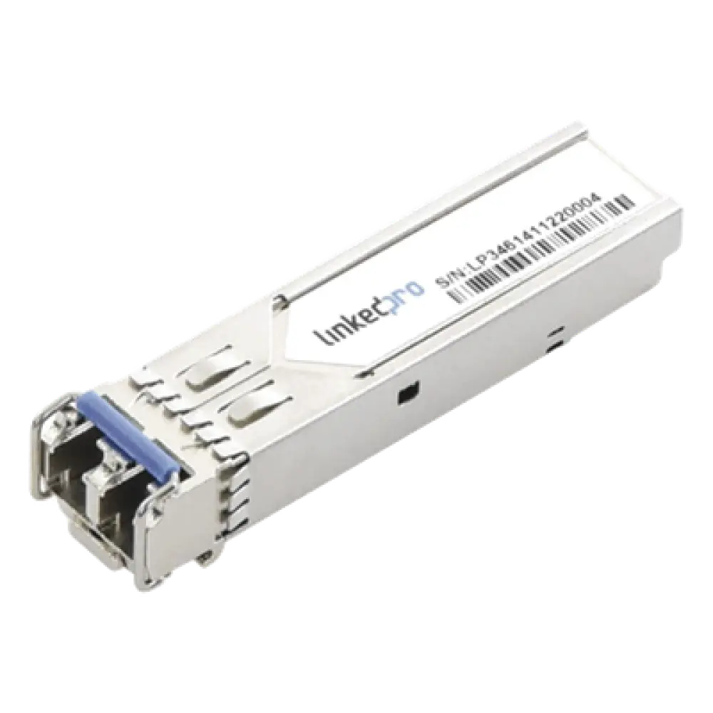 Transceptor SFP Industrial / Multimodo 1310 nm / 1.25 Gbps / 1000BASE-SX / LC/UPC Dúplex / DDM / Alcance 2 km (1.2 mi)