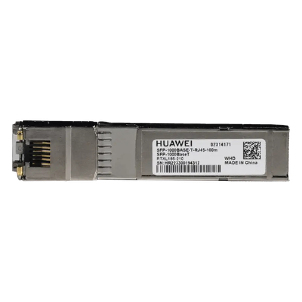 Transceptor SFP a RJ45 / 1000BASE-T / 10/100/1000 Mbps / Alcance 100 m (328 ft) / Hot-Swappable