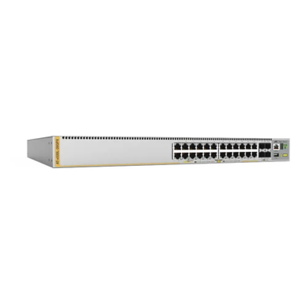 Switch L3 Stackable / 24x PoE+ 90W / 4x SFP+ 10G / 740W Redundante / TAA