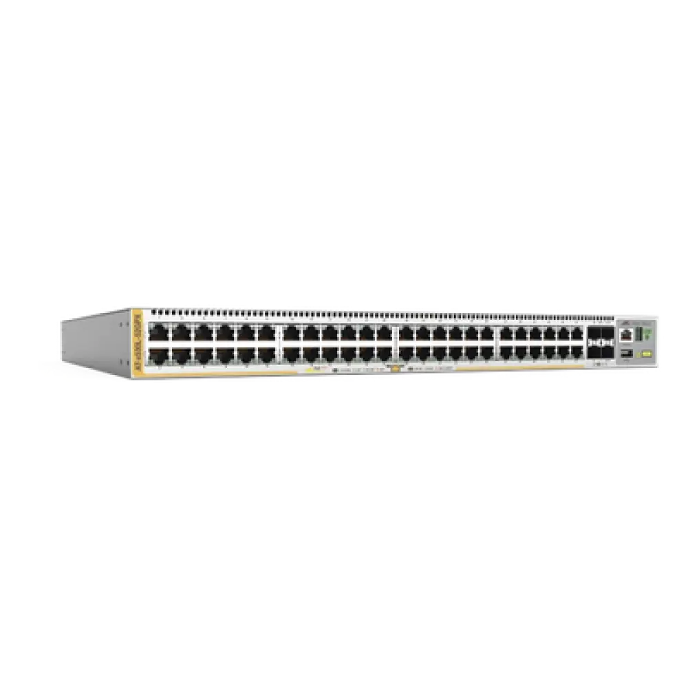 Switch L3 Apilable / 48 Puertos PoE+ Gigabit / 4 SFP+ 10G / 176 Gbps / 740 W PoE+ / Stackable