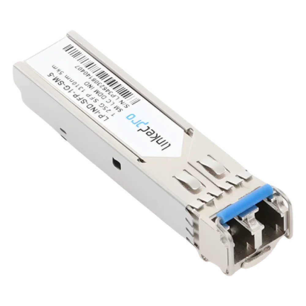 Transceptor SFP Industrial / Monomodo 1310 nm / 1.25 Gbps / 1000BASE / LC/UPC Dúplex / DDM / 5 km (3.1 mi)