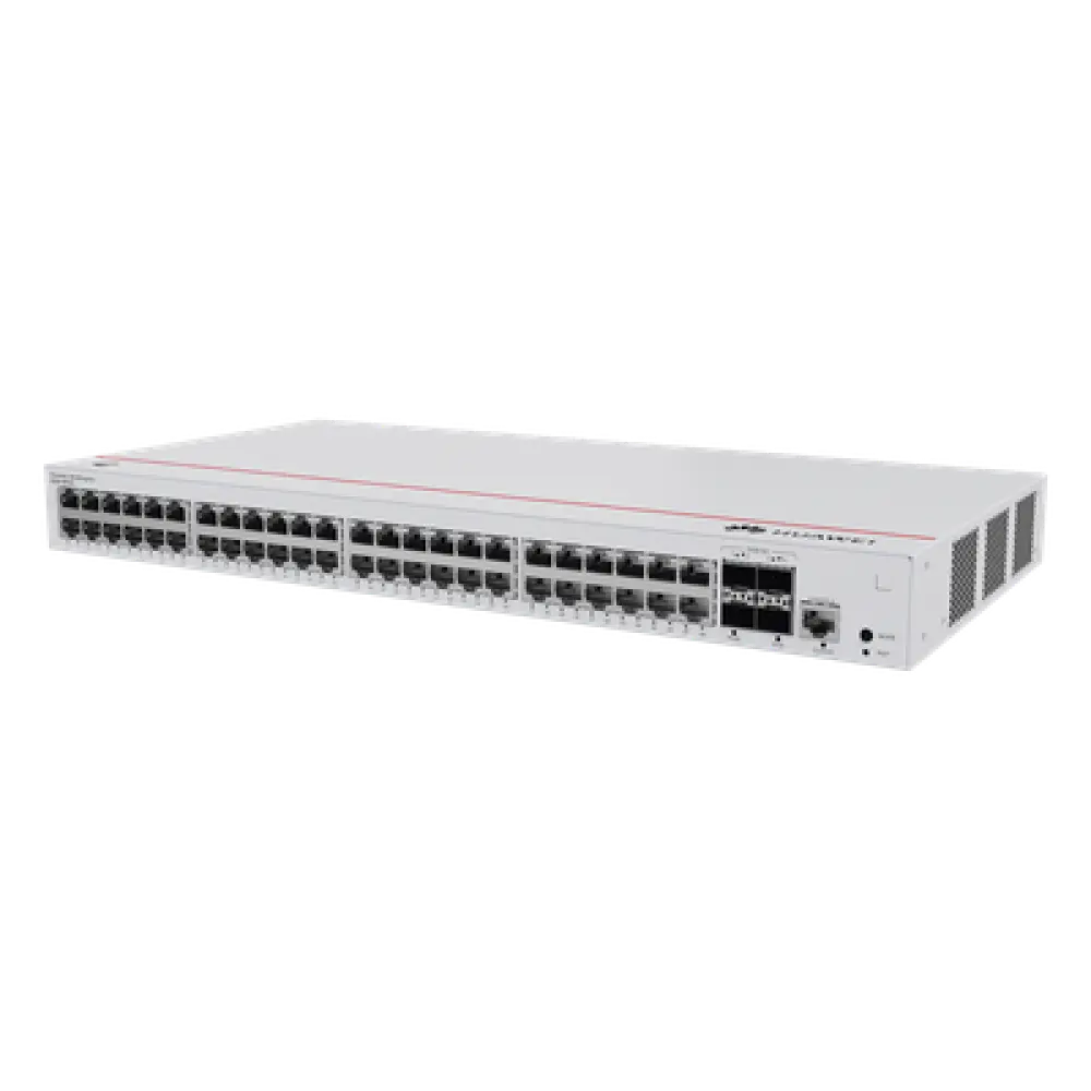 Switch Administrable Capa 2 / 48 Puertos Gigabit / 4 Uplink 10GE SFP+ / 176 Gbps / 131 Mpps / Gestión en Nube Gratuita