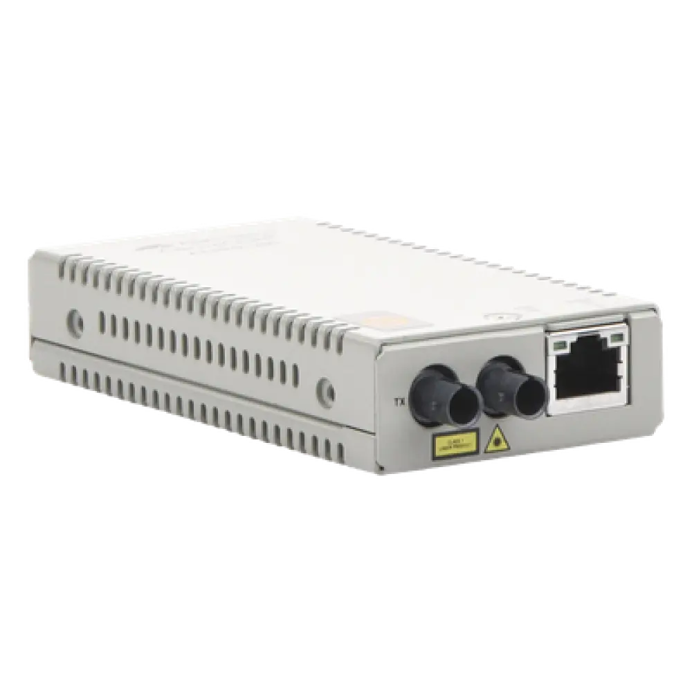 Convertidor de Medios / Fast Ethernet a Fibra Óptica / Multimodo ST / 2 km / Auto-MDI/MDIX / Jumbo Frames 10 KB