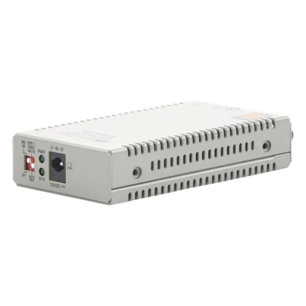 Convertidor de Medios / Fast Ethernet a Fibra Óptica / Multimodo ST / 2 km / Auto-MDI/MDIX / Jumbo Frames 10 KB