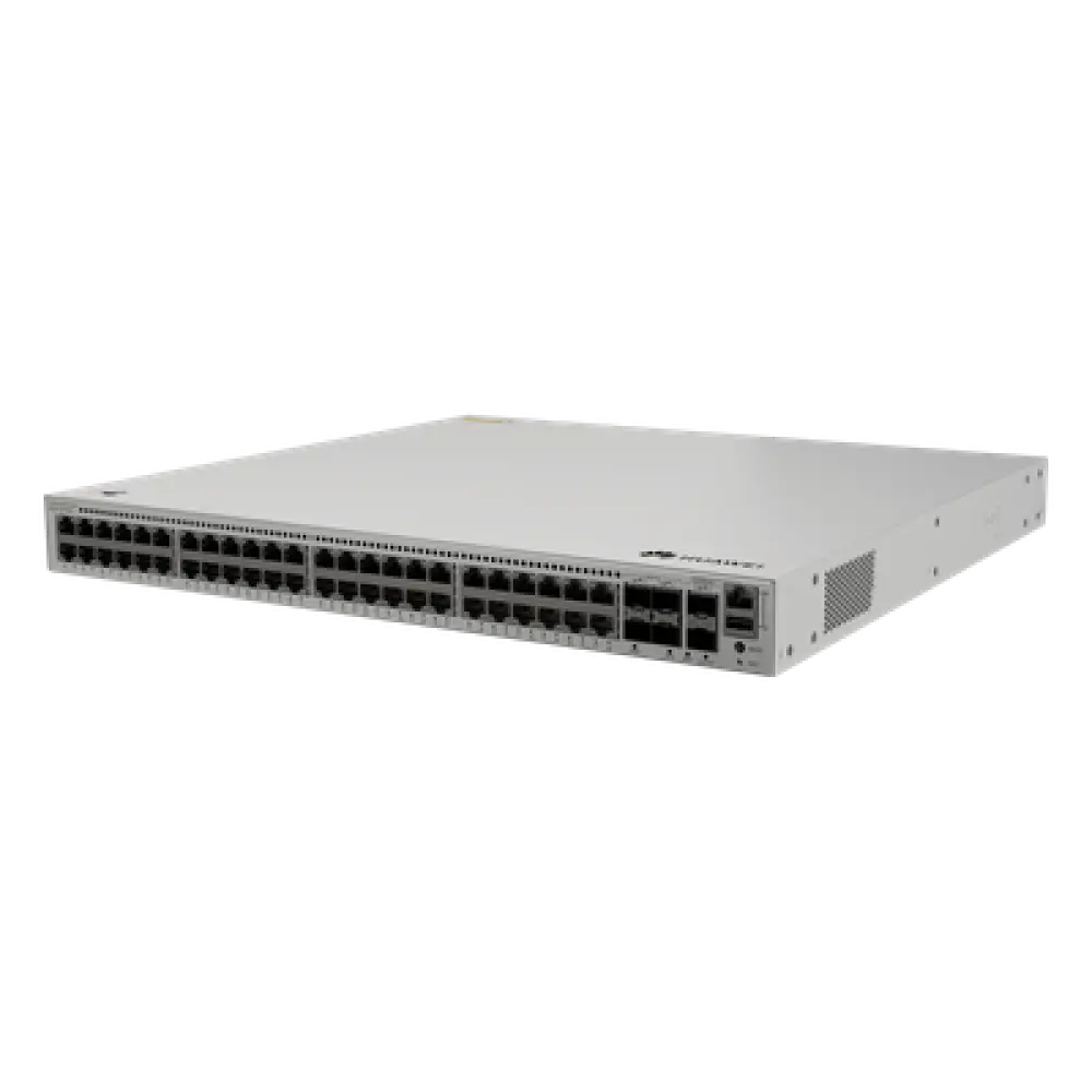 Switch Core Capa 3 / 48 Puertos Gigabit + 4 SFP+ 10G / iStack 2 Puertos Dedicados / Fuente Redundante 1+1 / Libre de Licenciamiento