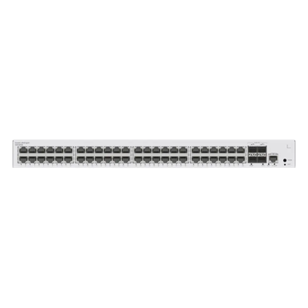 Switch Capa 3 Administrable / 48 Puertos Gigabit / 4 Puertos 10GE SFP+ Uplink / 176 Gbps / iStack / ERPS