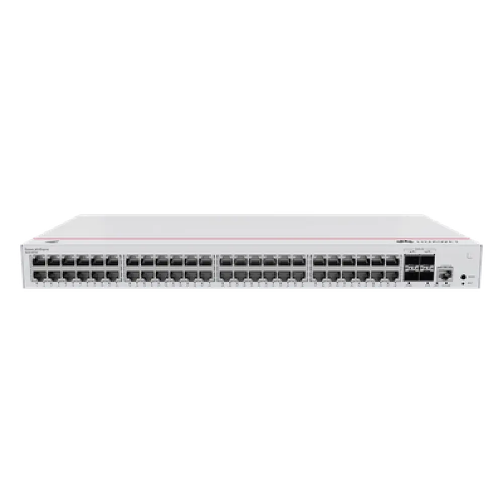 Switch Capa 3 Administrable / 48 Puertos Gigabit / 4 Puertos 10GE SFP+ Uplink / 176 Gbps / iStack / ERPS