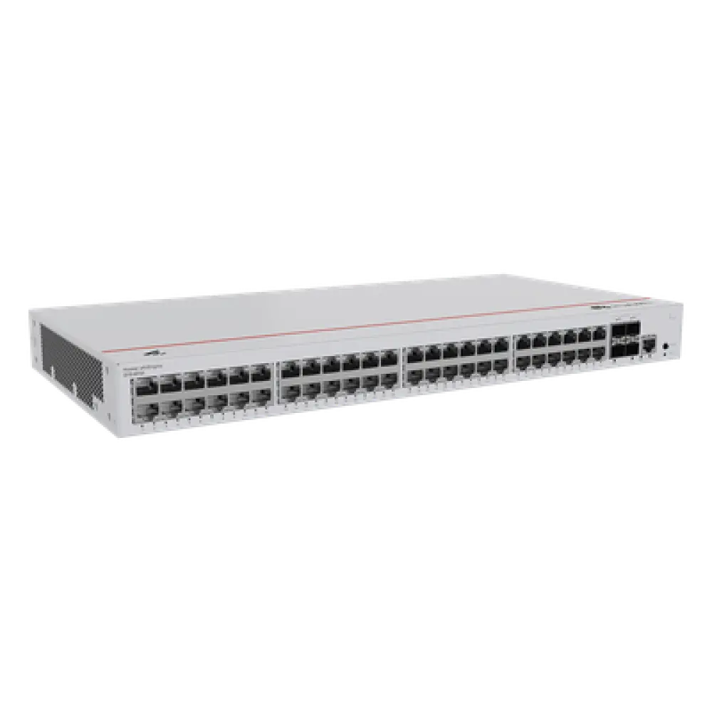Switch Capa 3 Administrable / 48 Puertos Gigabit / 4 Puertos 10GE SFP+ Uplink / 176 Gbps / iStack / ERPS