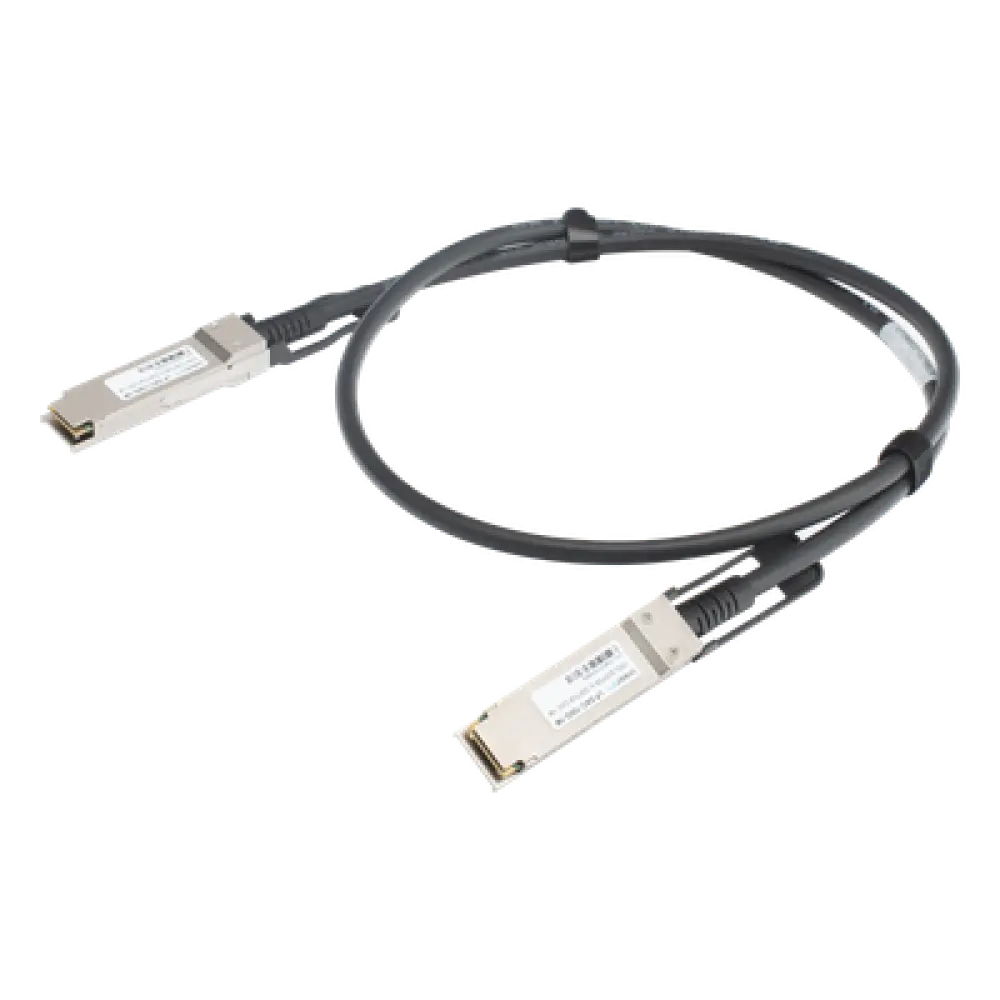 Cable DAC QSFP28 / 100 Gbps / Passive Direct Attach Copper / 1 m (3.28 ft) / Twinax