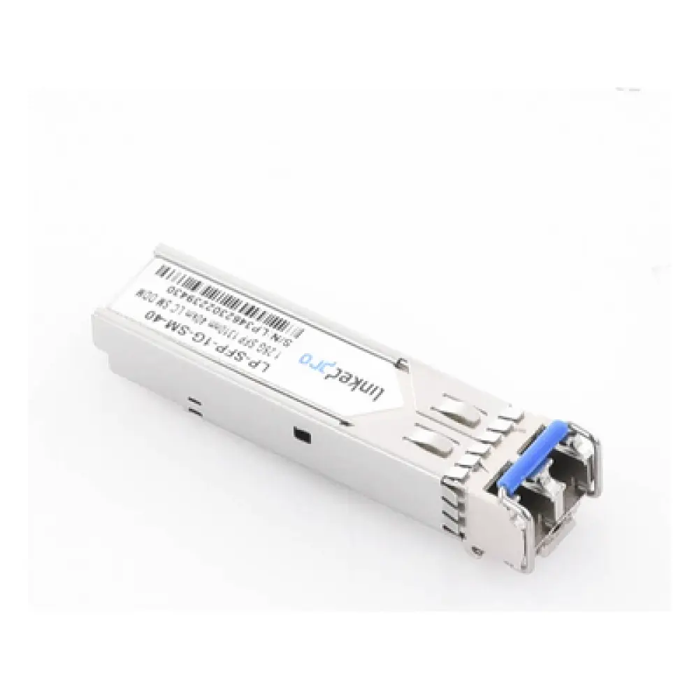 Transceptor Óptico SFP / 1.25 Gbps / Monomodo 1310 nm / Alcance 40 km (131233.6 ft) / LC/UPC Dúplex / DDM / 1000BASE-EX