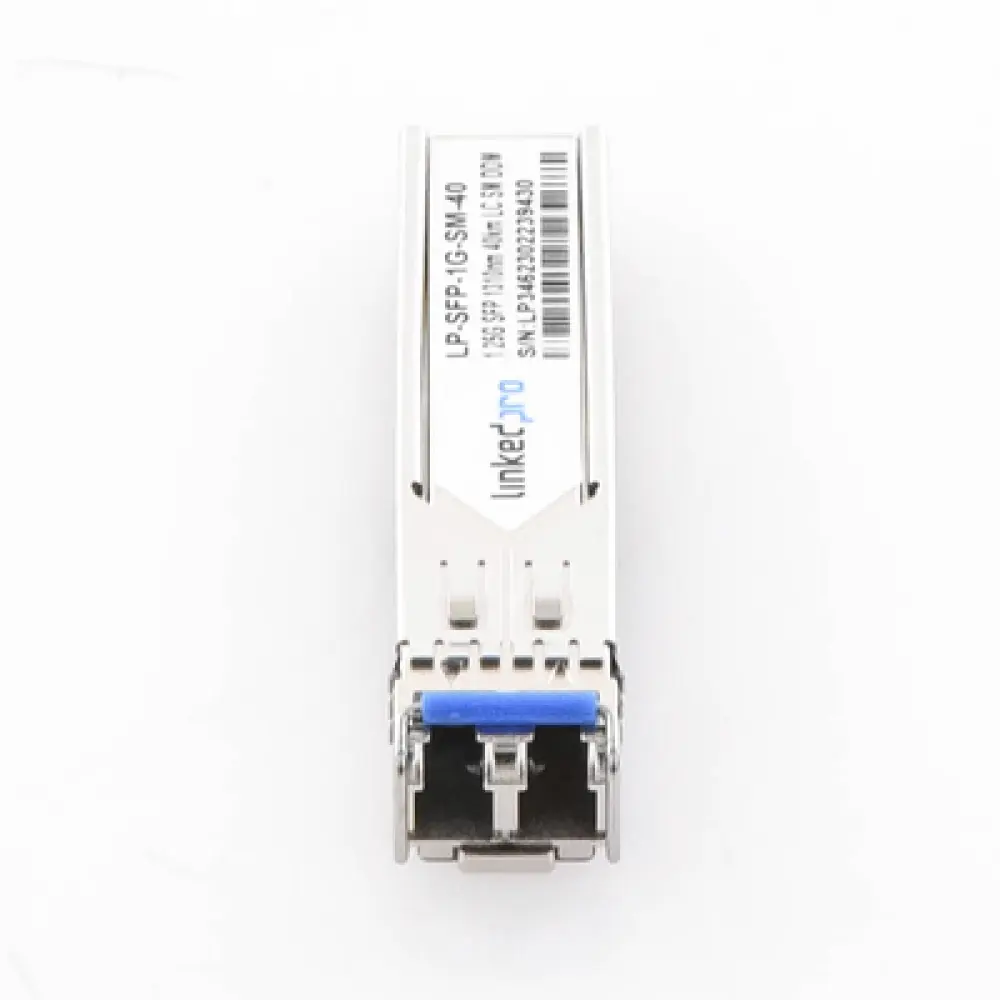 Transceptor Óptico SFP / 1.25 Gbps / Monomodo 1310 nm / Alcance 40 km (131233.6 ft) / LC/UPC Dúplex / DDM / 1000BASE-EX