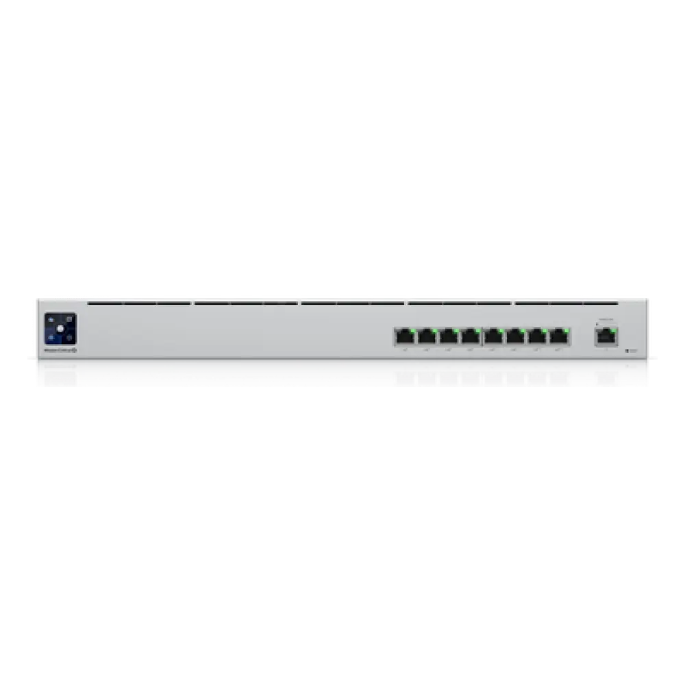Switch PoE Administrable / 8 Puertos PoE+ y PoE++ / 120 W Totales / Batería UPS 368 Wh / 2 Salidas AC 230 V / Rack 1U