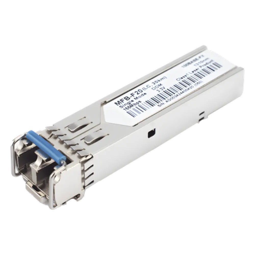 Transceptor SFP / 100Mbps / LC / 1310nm / Monomodo / 20km / -40°C a 75°C