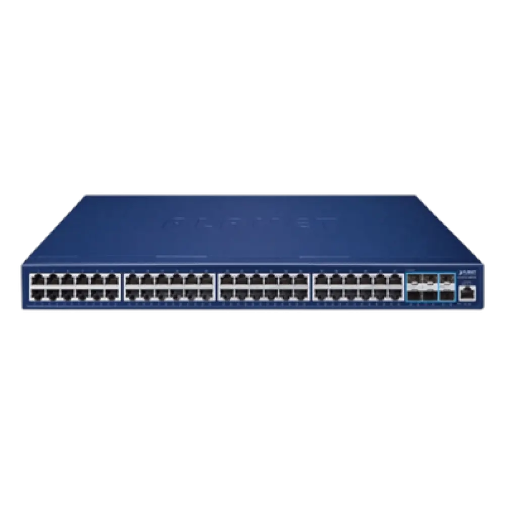 Switch Gestionado Capa 3 / 48 Puertos Gigabit / 6 Puertos SFP+ 10G / Routing IPv4/IPv6 / 216 Gbps / NMS Integrado